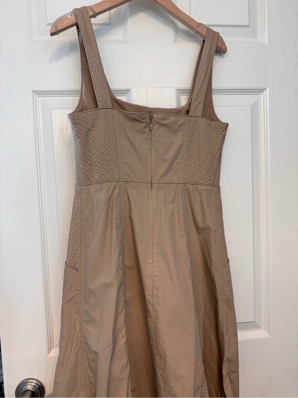 Banana Republic Tan Sleeveless A-Line Dress - Picture 5 of 9